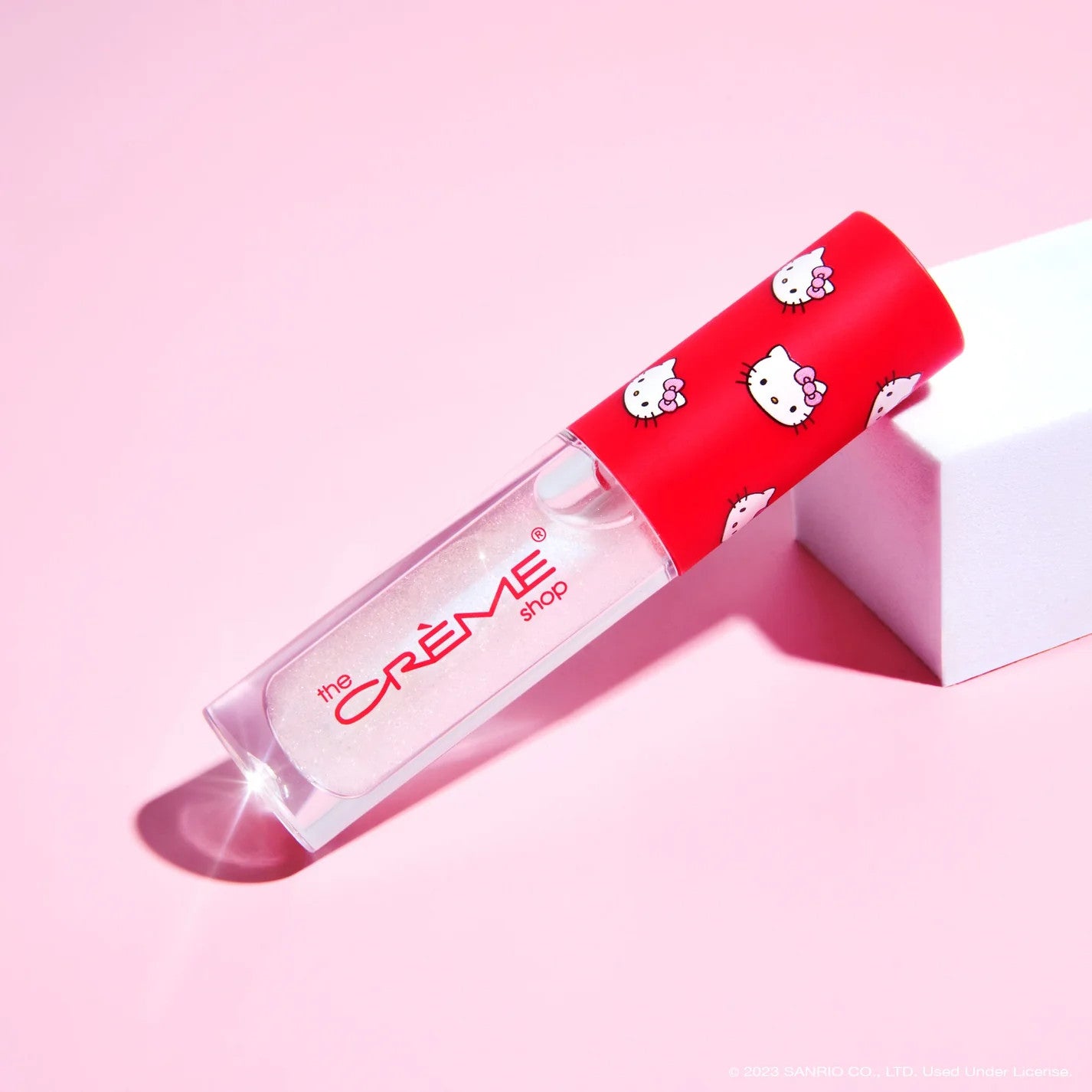 [The Crème Shop] Hello Kitty | Kawaii Kiss Shimmer Lip Oil - WATERMELON