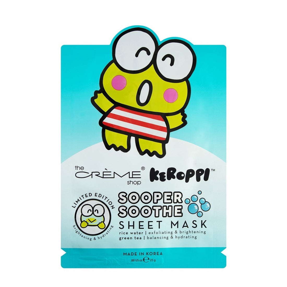 [The Crème Shop] Keroppi | Sooper Soothe Sheet Mask