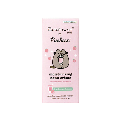 [The Crème Shop] Pusheen Moisturizing Hand Creme - Strawberry Milkshake