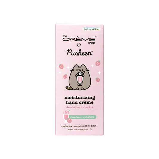 [The Crème Shop] Pusheen Moisturizing Hand Creme - Strawberry Milkshake