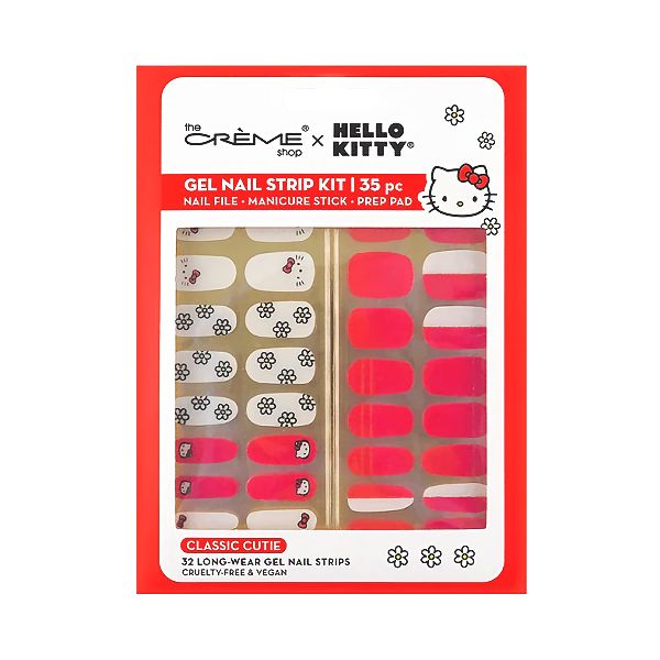 [The Crème Shop] Hello Kitty | Gel Nail Strip Kit (Classic Cutie)