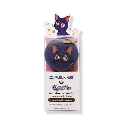 [The Crème Shop] Sailor Moon Luna | Macaron Lip Balm (Mix Berry)