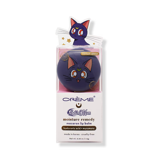 [The Crème Shop] Sailor Moon Luna | Macaron Lip Balm (Mix Berry)