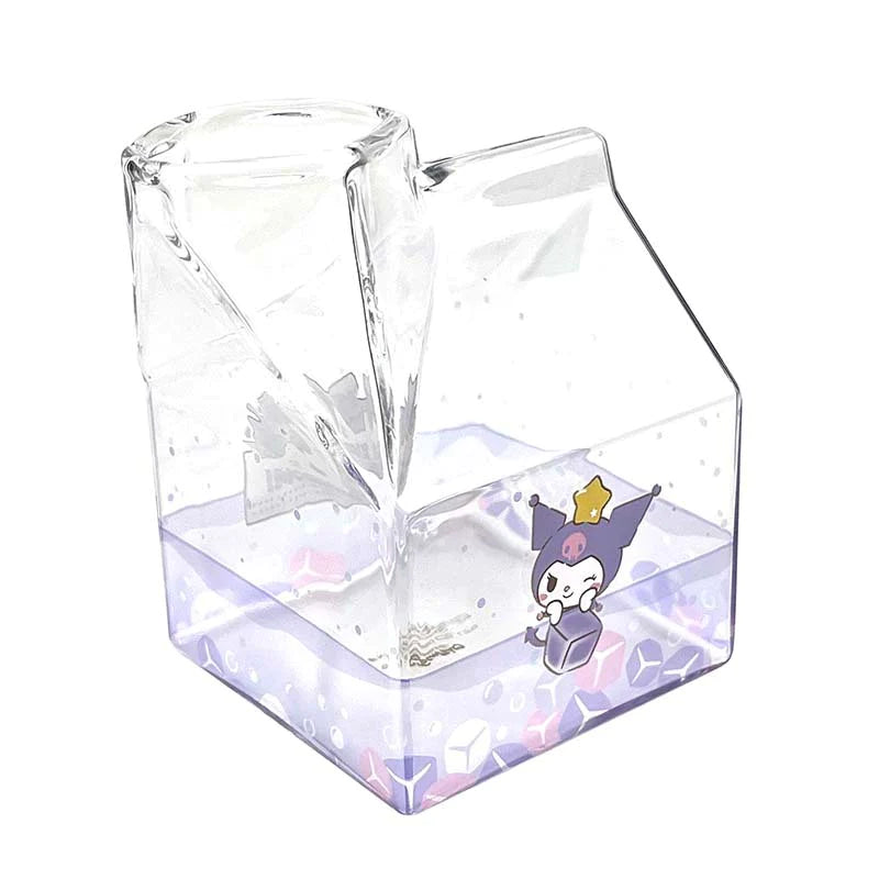 Sanrio Milk Carton Shaped Cup - Kuromi