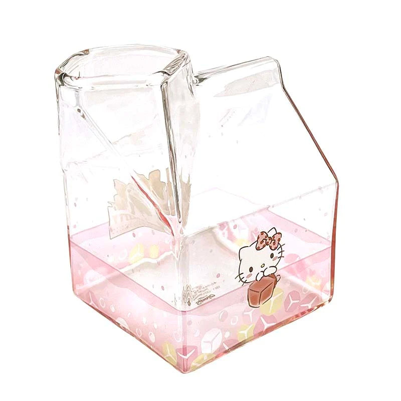 Sanrio Milk Carton Shaped Cup - Hello Kitty