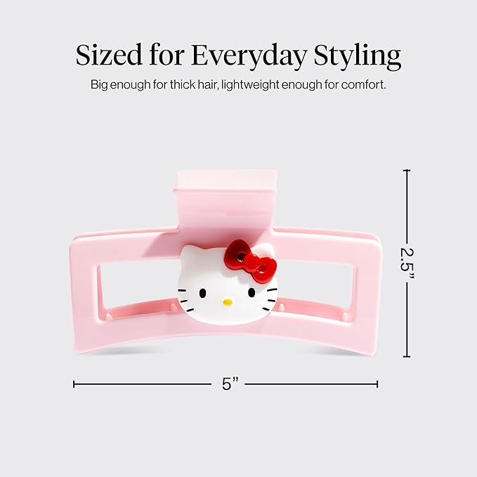 Hello Kitty x Kitsch Recycled Plastic Jumbo Claw Clip
