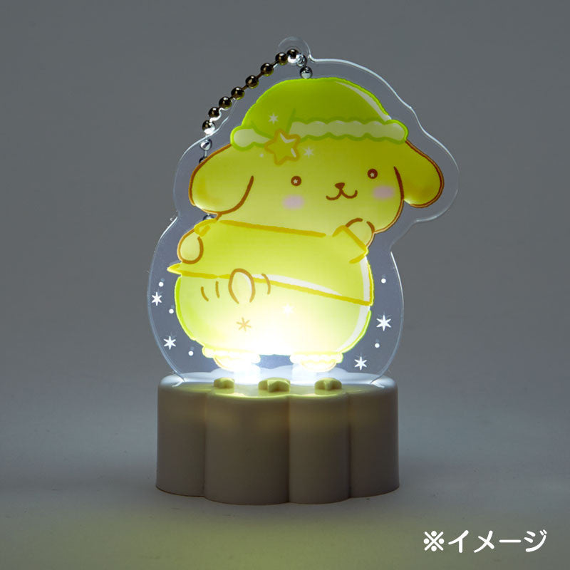Sanrio Pompompurin Acrylic Keychain & Shining Stand