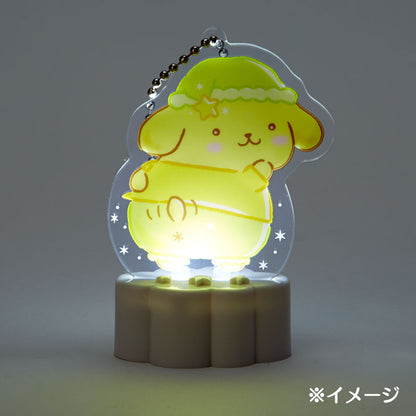 Sanrio Pompompurin Acrylic Keychain & Shining Stand