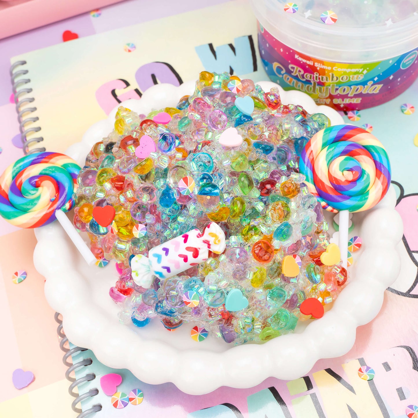 Rainbow Candytopia Crunchy Signature Dome™ Slime