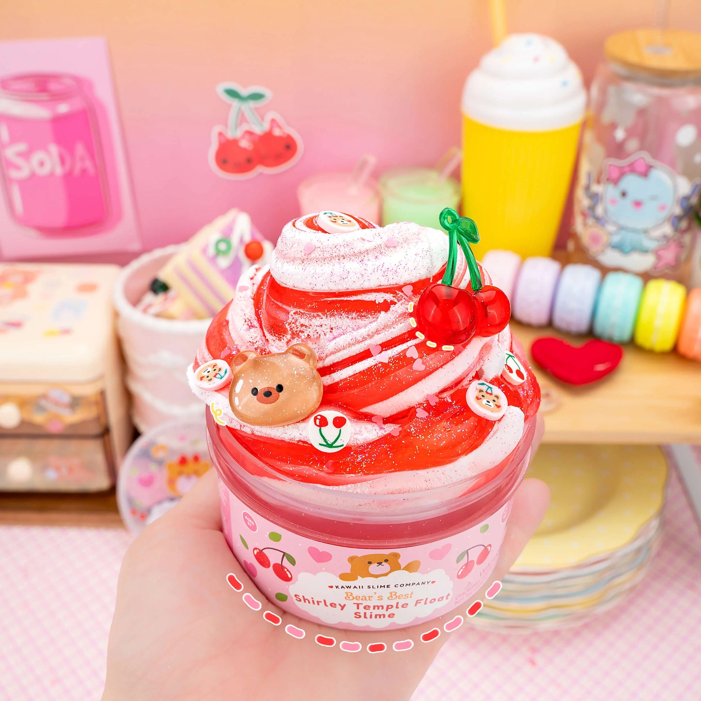 Bears Best Shirley Temple Float 2 Slimes In 1 Signature Dome™ Slime