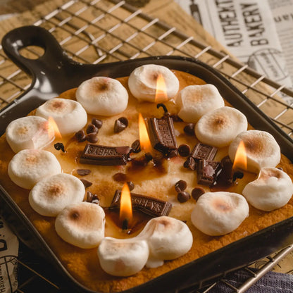 Chokolade og Marshmallow Skillet S'more Candle