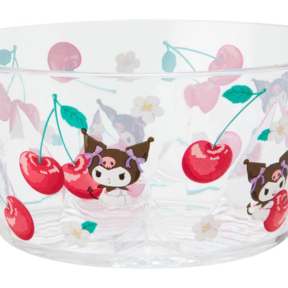 Sanrio Colorful Clear Bowl - Kuromi