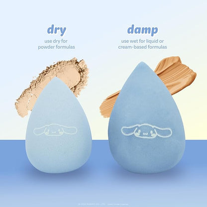 [The Crème Shop] Cinnamoroll Edge Cut Blending Sponge Duo