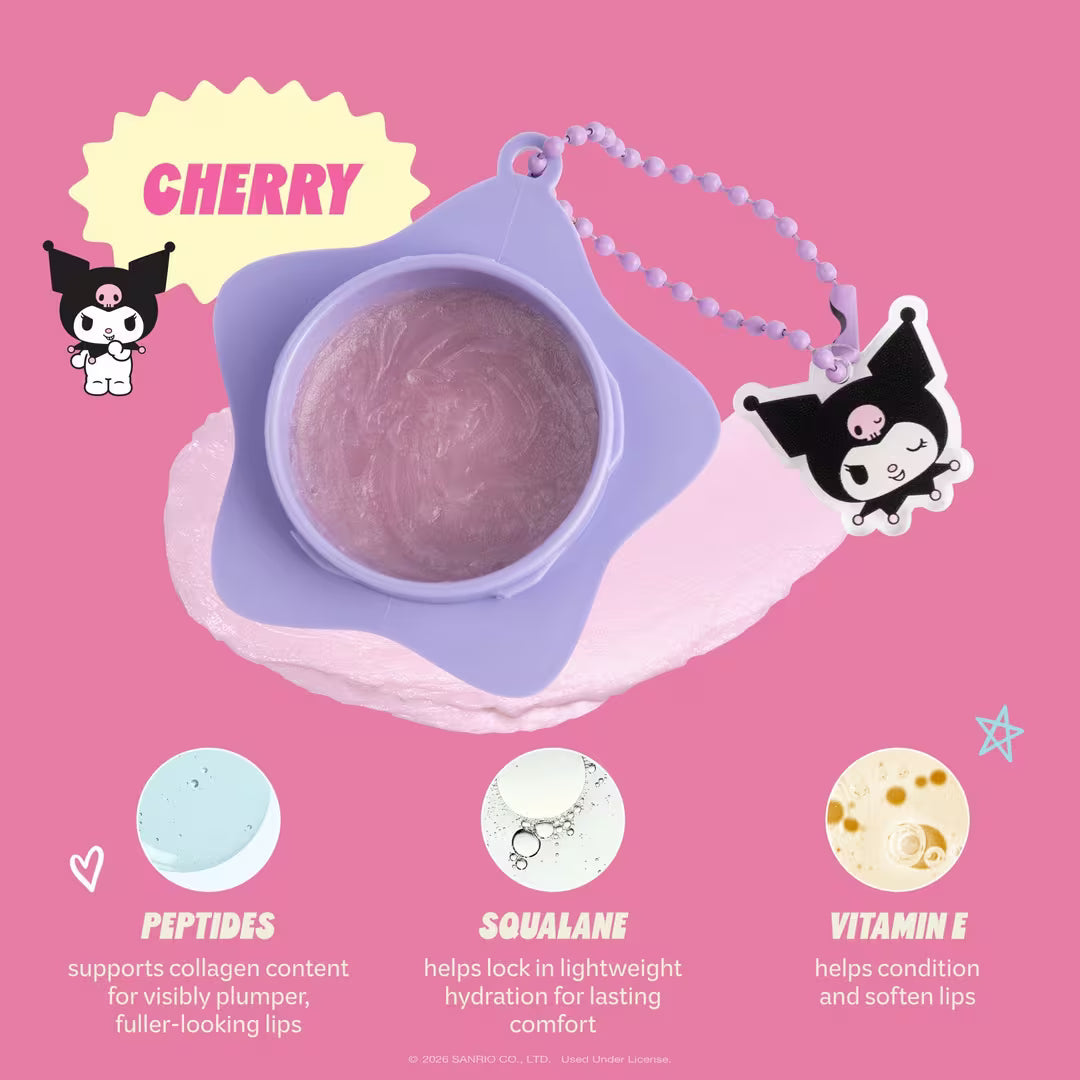 [The Crème Shop] Kuromi | Plush Pout Lip Butter (Cherry)