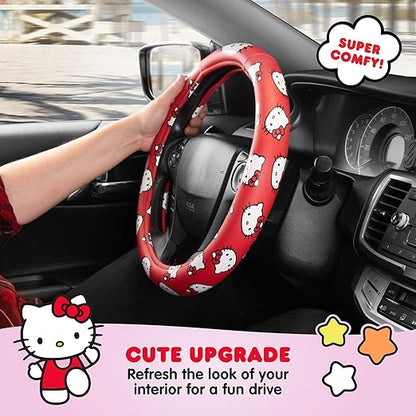 Carbella Hello Kitty Steering Wheel Cover - Red