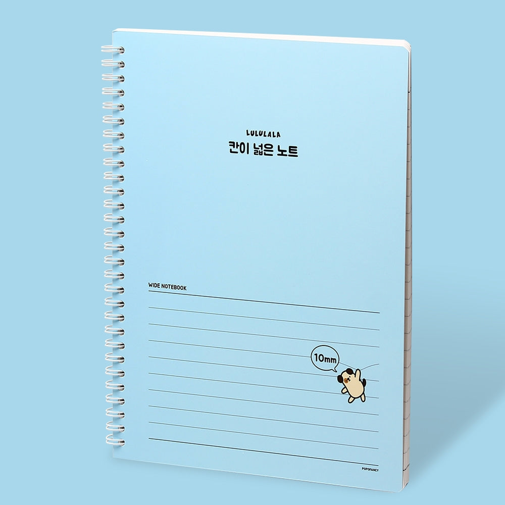 Lululala Wide-Ruled Notebook (10mm Spacing)