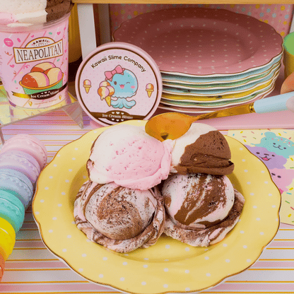 Neapolitan Scented Ice Cream Pint Slime