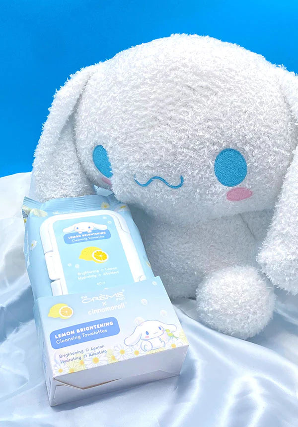 [The Crème Shop] Cinnamoroll Cleansing Towelettes 60CT (Lemon)