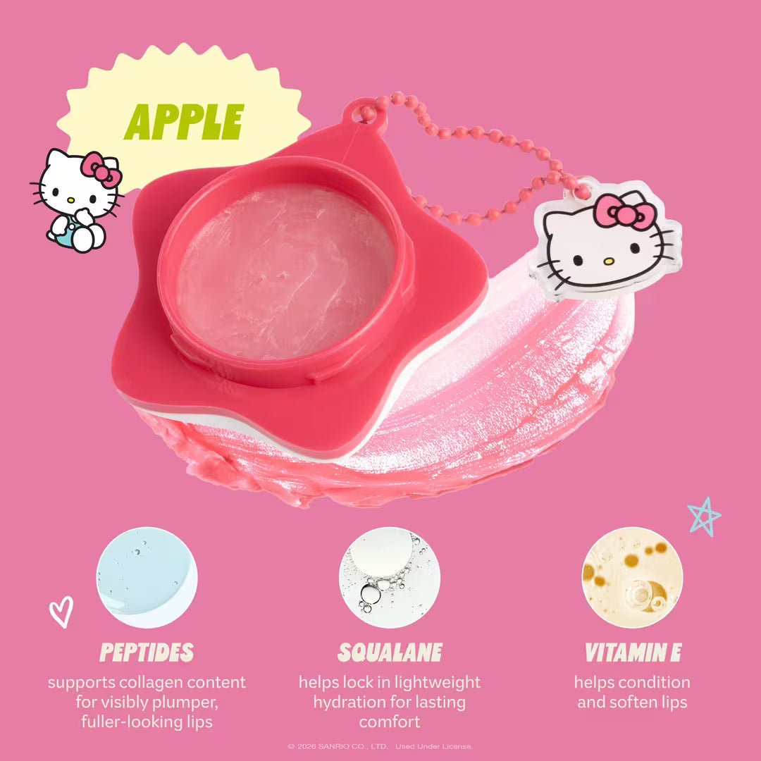 [The Crème Shop] Hello Kitty | Plush Pout Lip Butter (Apple)