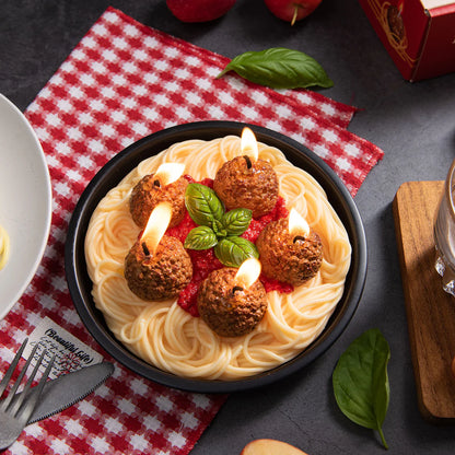 Spaghetti and Meatballs Candle