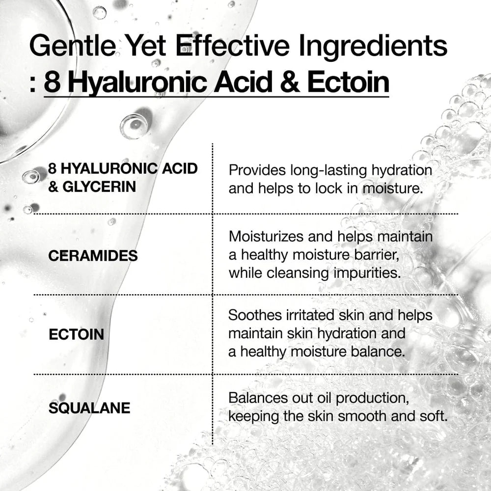 [ANUA] 8 HYALURONIC ACID MOISTURIZING GENTLE GEL CLEANSER 150ML