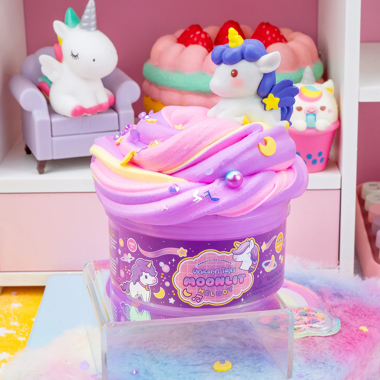 Unicorn Tales Moonlit Melody Butter Signature Dome™ Slime