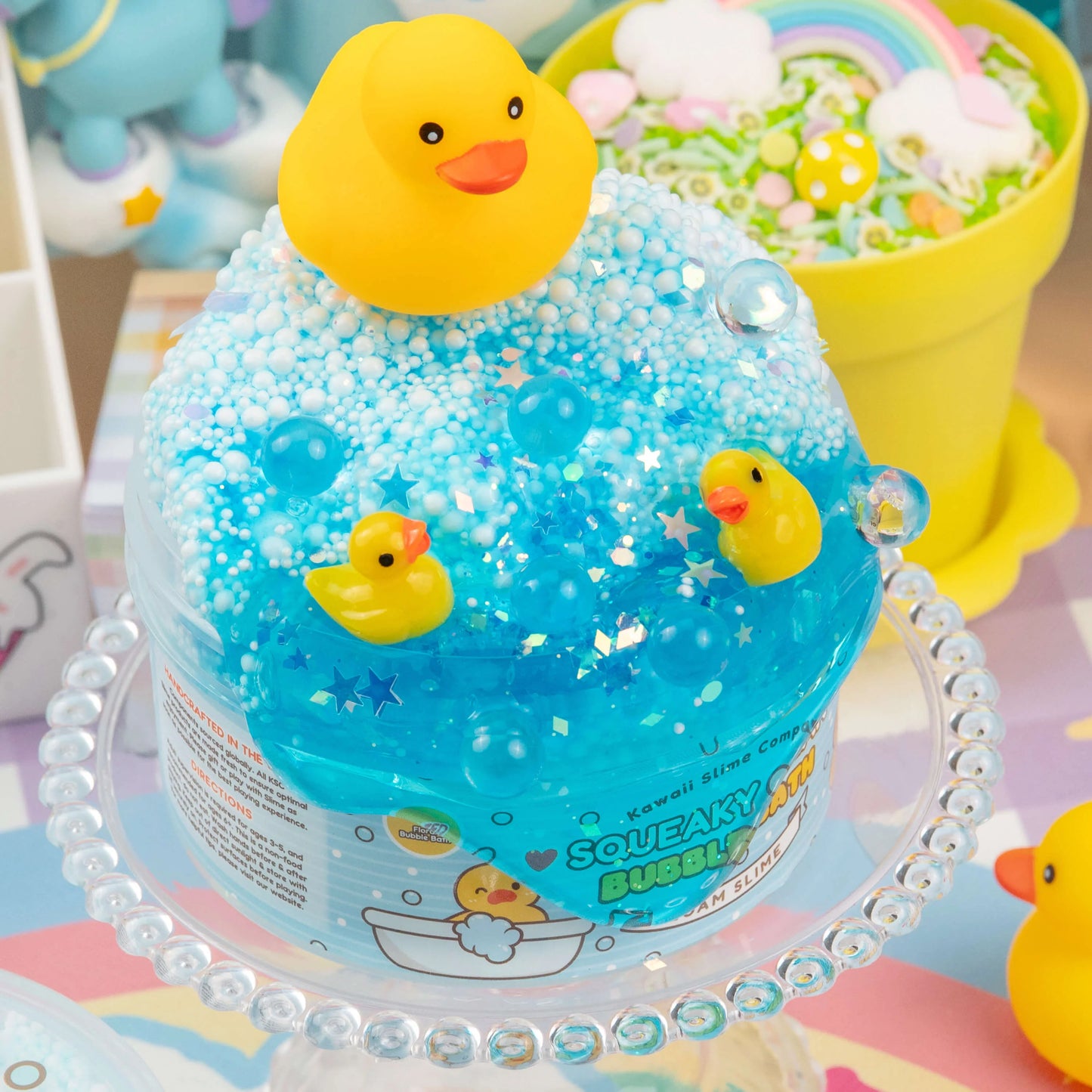 Squeaky Clean Bubble Bath Floam Signature Dome™ Slime