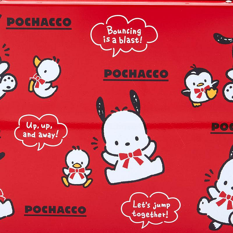 Sanrio Trunk Can Case Pochacco (35th Anniversary Red Ribbon)