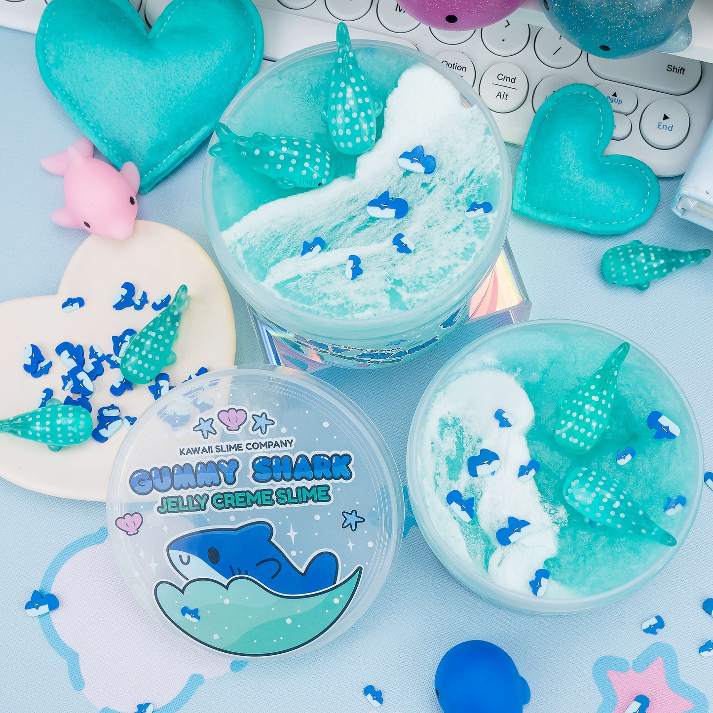 Gummy Shark Jelly Creme Signature Dome™ Slime