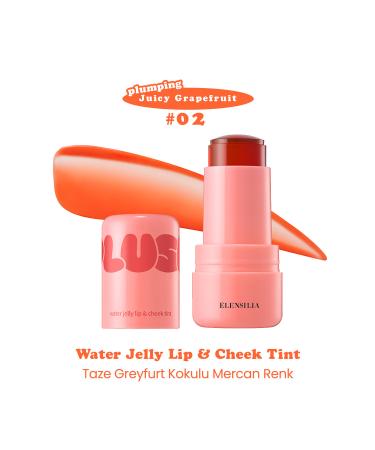 [Elensilia] PLUSH Water Jelly Lip & Cheek Tint (02 Juicy Grapefruit)