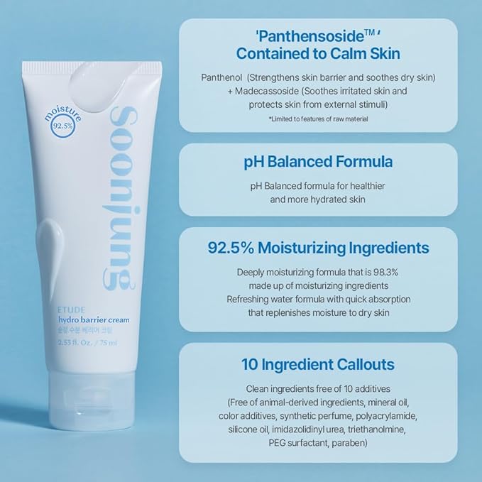 [Etude House] SoonJung Hydro Barrier Cream 75ml