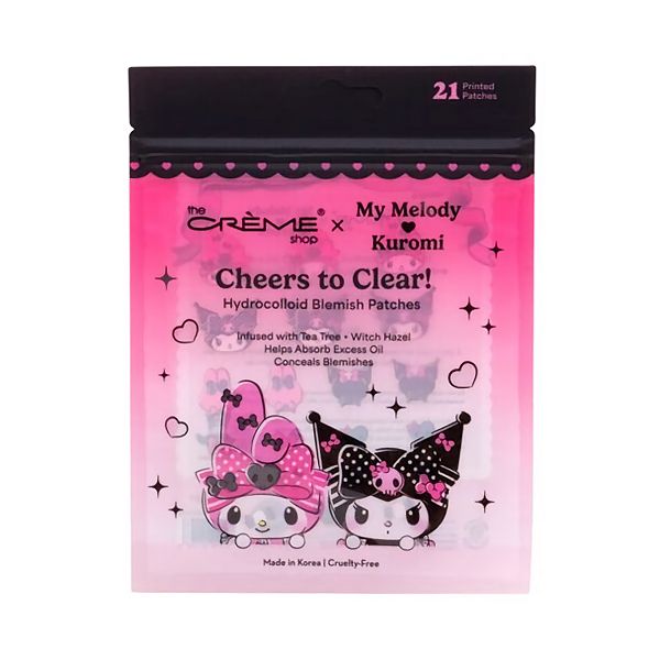 [The Crème Shop] My Melody&Kuromi Cheers to Clear! Hydrocolloid Blemish Patches