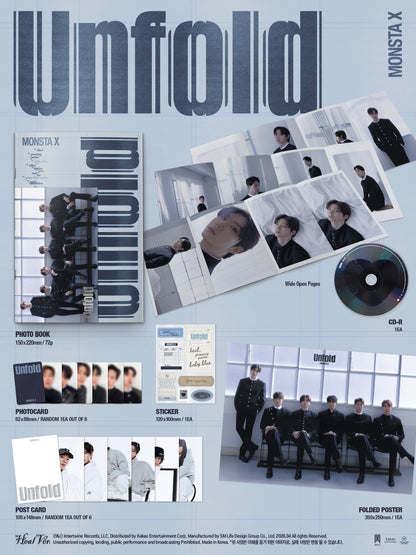 [MONSTA X] Unfold (Heartbreak Ver. / Thirst Ver. / Heal Ver. / Alive Ver.)