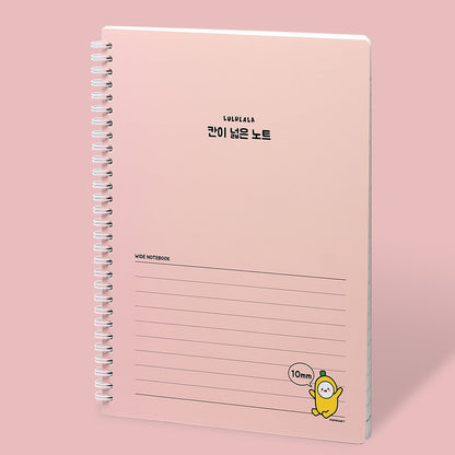 Lululala Wide-Ruled Notebook (10mm Spacing)