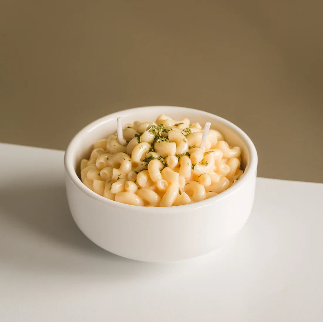 Macaroni & Cheese Pasta Candle