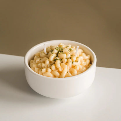Macaroni & Cheese Pasta Candle