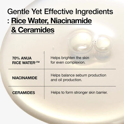 [ANUA] Rice 70 Glow Milky Toner 250ml