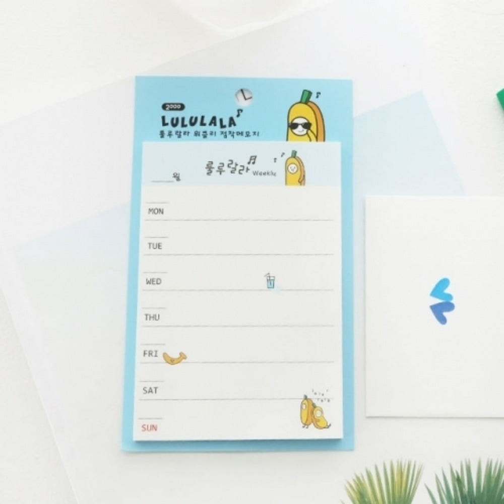 Lululala Weekly Sticky Notes