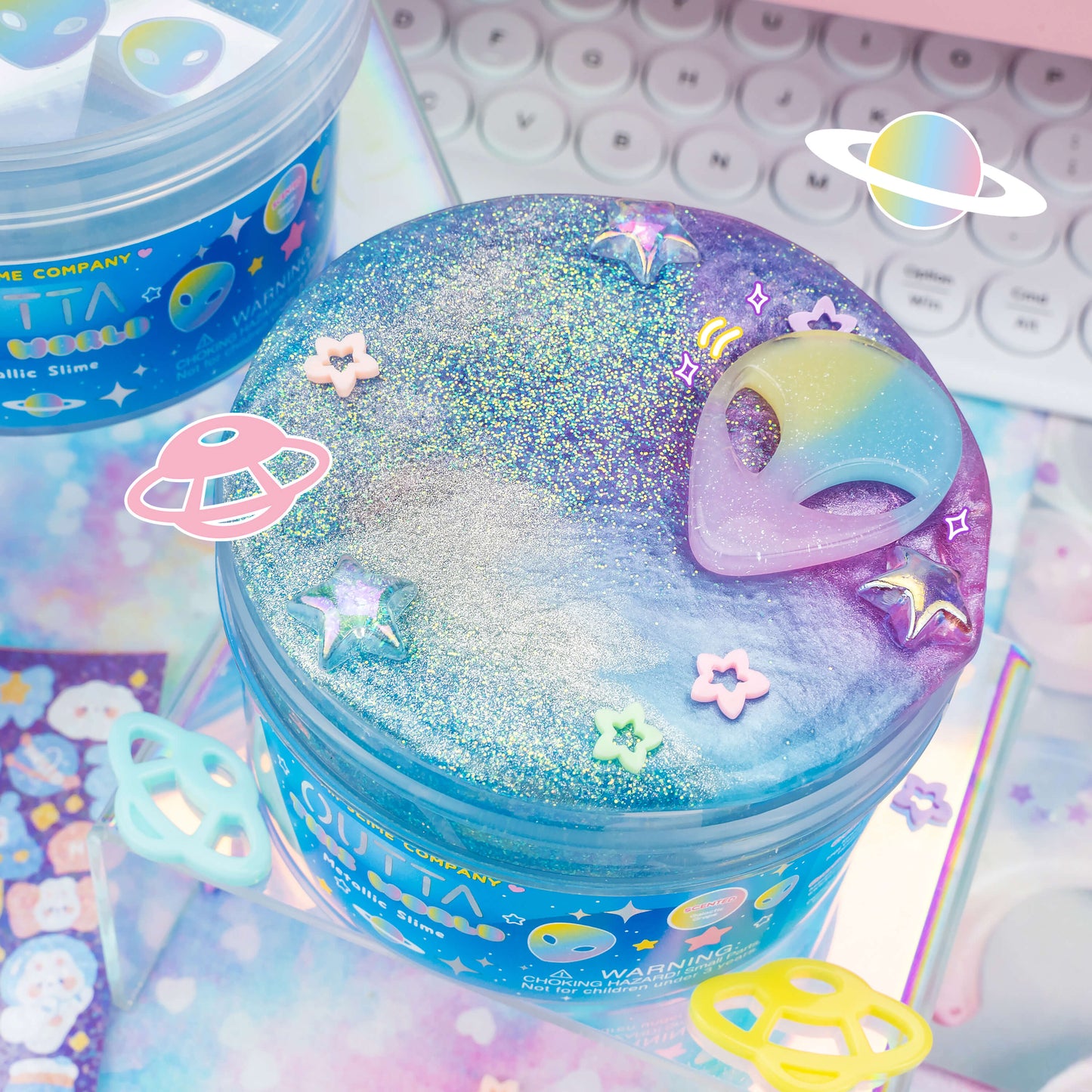 Outta This World Metallic Signature Dome™ Slime