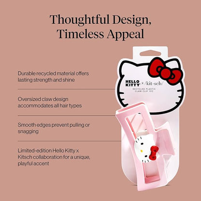 Hello Kitty x Kitsch Recycled Plastic Jumbo Claw Clip