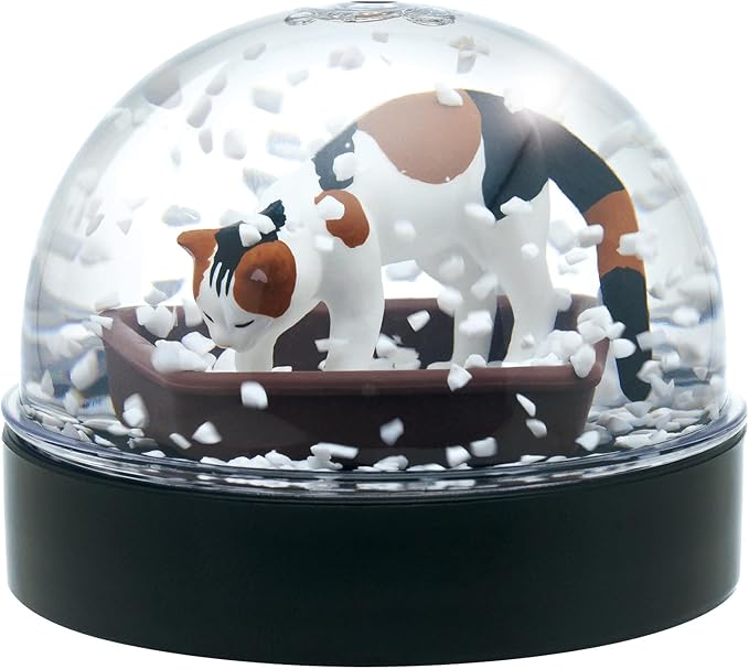 Clever Idiots Inc. Cat Litter Snow Globe 1Pc Random Blind Box