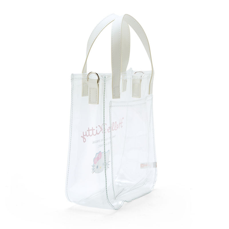 Clear Handbag with Shoulder Strap Hello Kitty Sanrio
