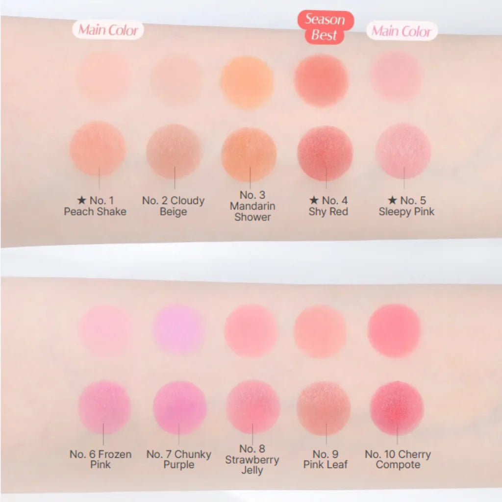 [LUNA] Glow Layer Blur Cheek [05 Sleepy Pink]