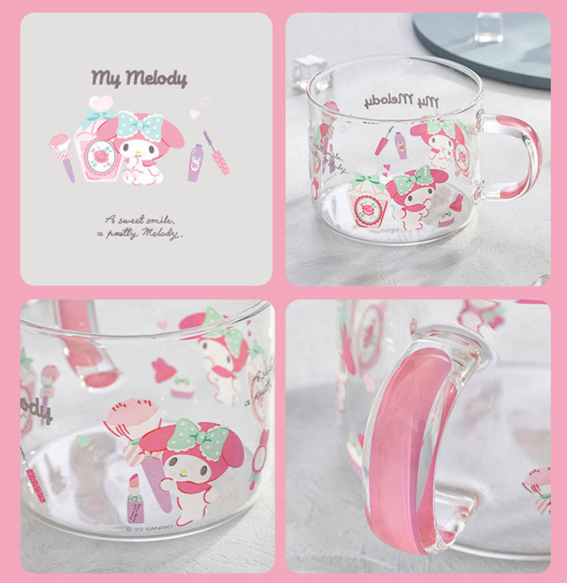 Sanrio Glass Mug Cup