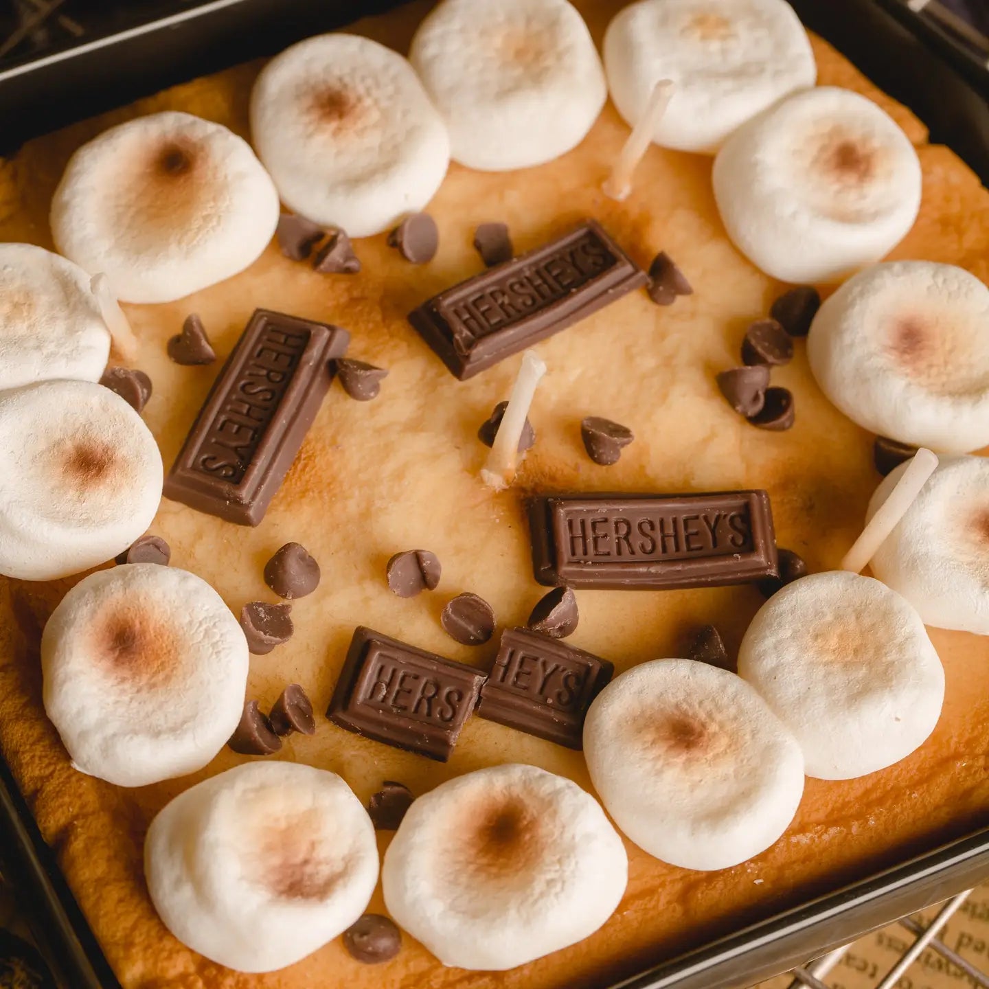 Chokolade og Marshmallow Skillet S'more Candle