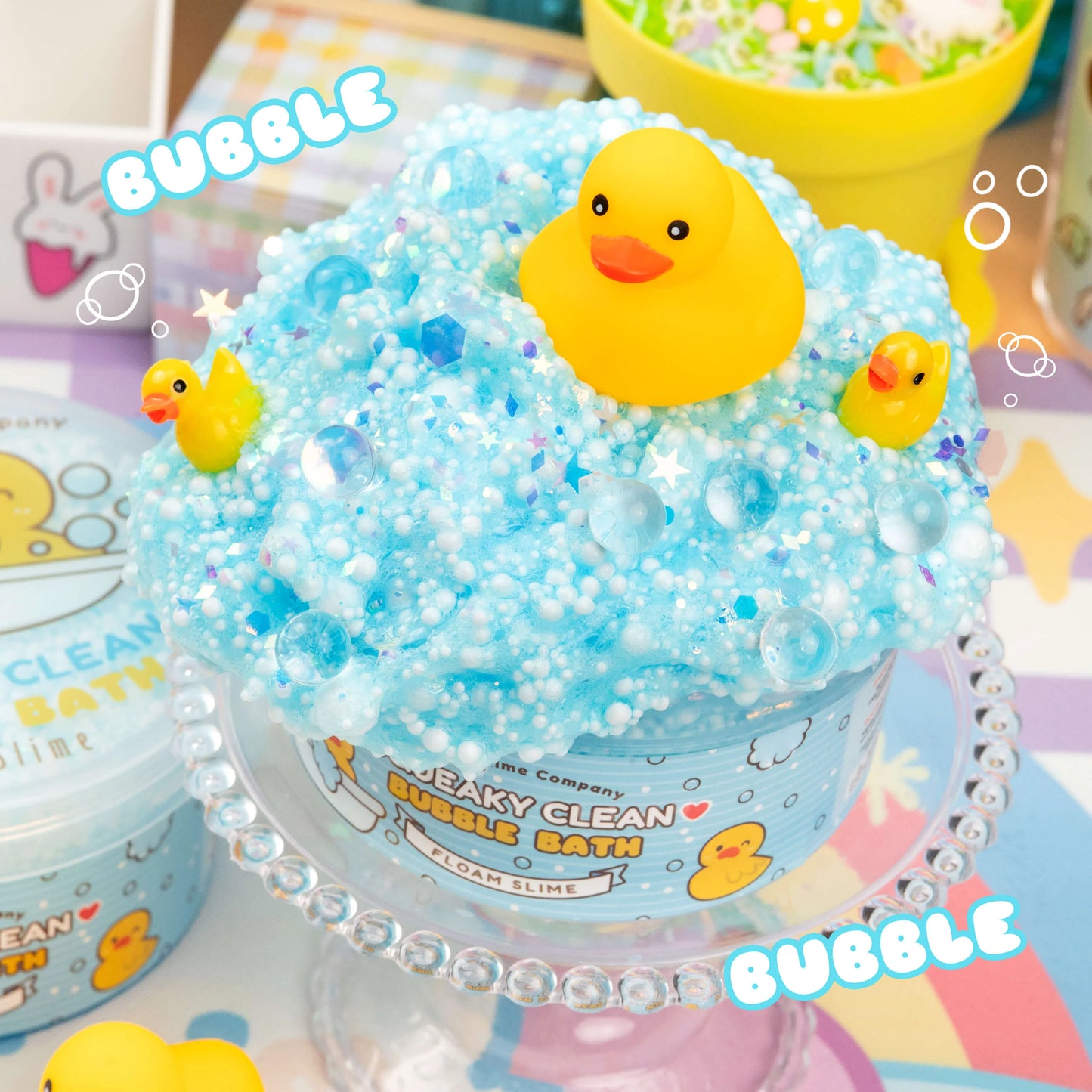 Squeaky Clean Bubble Bath Floam Signature Dome™ Slime