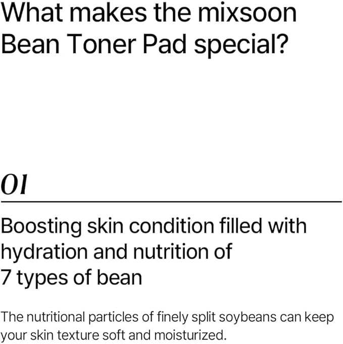 [Mixsoon] Bean Skin Toner Pad 280ml