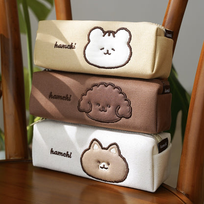 Hamchi and Friends Square Pencil Pouch