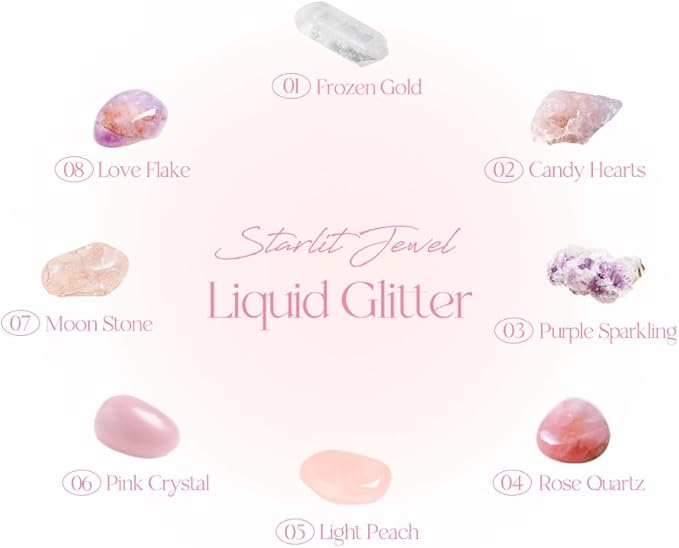 [Dasique] Starlit Jewel Liquid Glitter (02 Candy Hearts)