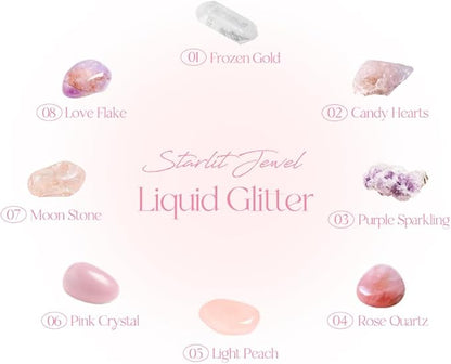 [Dasique] Starlit Jewel Liquid Glitter (02 Candy Hearts)